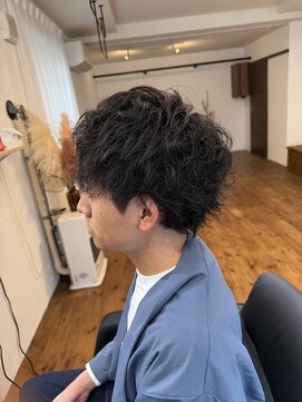 ノア マルヤマ(Noa maruyama) ショートマッシュ無造作パーマ