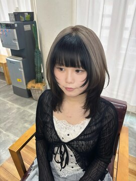セシルヘアー なんば店(Cecil hair) デザインカラールーツカラー