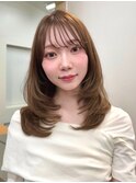 レイヤーカットミディアムレイヤーハッシュカットハイレイヤー
