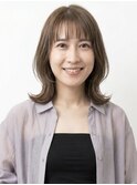 伸ばしかけにもオススメ！外はねミディアム