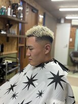 倉敷男児&nbsp;オールバックパーマ