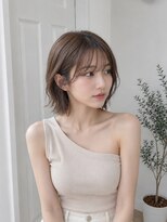 リコット 浦和美園(Liecot)&nbsp;20代30代外ハネレイヤーボブミルクティー前髪あり