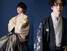 【men's成人式】袴着付け/ヘアセット／メイク/￥13,750（早朝料金込／税込)