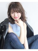 甘辛ロブ&サイドローポニーアレンジ