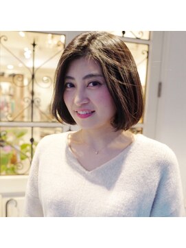 マウロア(MAULOA) “ ナチュラル 縮毛矯正 bob ” 鈴木ちさと