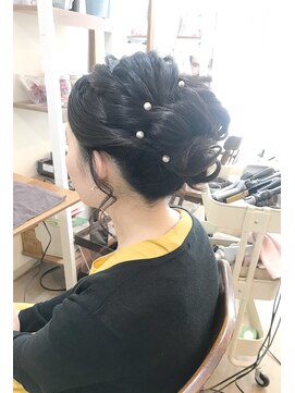 ロカット サロン(Roquat Salon) きれいめ和装アップアレンジ【ヘアセット  立川/立川南/八王子】