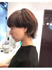 【チクロヘアー大石】マッシュウルフ