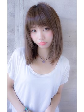 ミラレスカ 栄(MIRA RESCA) ミラレスカ  外国人風ナチュラルな切りっぱなしボブ byウラタニ