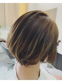 前下がりショートボブ