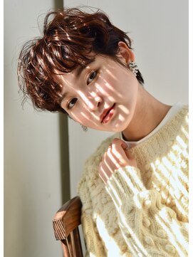 ユノ(juno) 【juno】マシュマロパーマ＆オレンジカラー♪ベリーショート