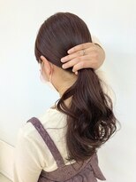 クオリス 上板橋店(QUALIS) ピンクブラウン/ツヤ髪/ピンクバイオレット/巻き髪/春ヘア/ツヤ