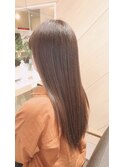 透明感ストレートロング