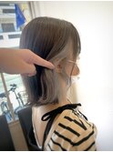 インナーカラー シルバーアッシュ