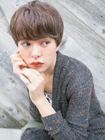 ルティア(Lutia)&nbsp;ハンサムショート　マロンベージュ