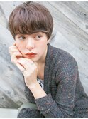 ハンサムショート マロンベージュ