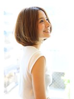 【30代40代50代】カットで決まる大人可愛いひし形ボブ