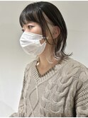 福井 大和田 ホワイトインナーカラー ウルフレイヤー