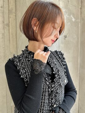 ロンド アンブル 四条烏丸(Lond ambre) 【Lond ambre】伊藤ガク ヌーディーベージュ/ショート/ボブ/韓国