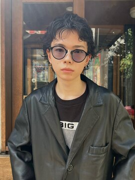 ヒュージ 三軒茶屋(huge) マッシュウルフパーマ