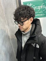 グラフィーサッポロ(Graphy sapporo) 10代　20代　メンズヘア　スペインカール　マッシュ　刈り上げ