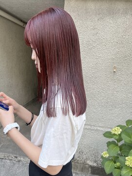 パークレーン アイス イヴェン(park lane ICI yeven) ブリーチなし ボルドー チェリーレッド /akari