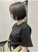 グレーベージュメンズライクマッシュパーマアッシュオリーブ都島