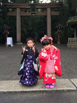 バグース(BAGUS) 七五三参りの着付け&ヘアアレンジ