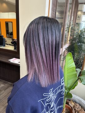 ヴァンカウンシル Kuwana(VAN COUNCIL) プリンが気にならないバレイヤージュ アッシュピンク