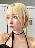 30代40代大人女性/前髪ありショートボブ/ショートヘア/髪質改善