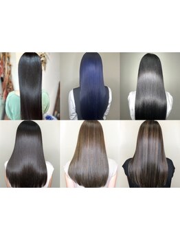 酸熱トリートメントで髪質改善！髪の内側から補修し、指通りの良い、うるツヤな美ヘアへ♪