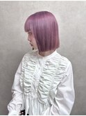 10代20代/ボブ/ピンク/ハイトーン