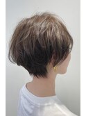 カジュアルショートカットデジタルパーマ