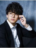 癖毛風パーマ ビジカジヘア