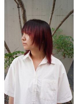 シィーム(cime) シャドウルーツ風ボルドーカラー