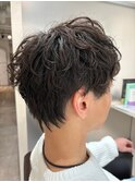 メンズマッシュ/波巻きニュアンスパーマ