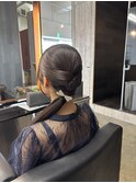 艶やかな上品ヘアセット