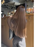 髪質改善カラー×キャメルブラウン【表参道,青山,外苑前美容室】