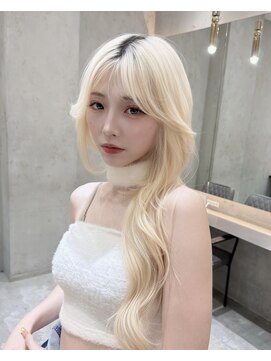 ロンドリゼル 札幌(Lond RiseL) 顔周り/小顔/レイヤー/髪質改善/韓国風巻き/ミルクティー/札幌