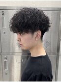 シャドウパーマ/波巻きパーマ/八王子/メンズサロン/岩名