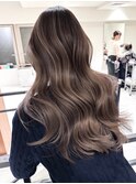 ハイライトバレイヤージュダブルカラーケアブリーチ20代30代