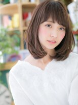 カバーヘア ブリス 北浦和(COVER HAIR bliss)&nbsp;斜めバングダークトーン姫カットボブレイヤーh4北浦和30代40代