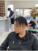 メンズ【スキンフェード×針金ツイストスパイラル】
