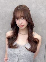 ロンド ブランシュ 錦糸町北口(Lond blanche)&nbsp;オリーブグレー/韓国風巻き/レイヤーカット/髪質改善/縮毛矯正