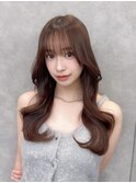 オリーブグレー/韓国風巻き/レイヤーカット/髪質改善/縮毛矯正