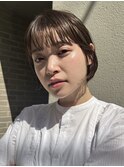 レイヤーボブミニボブ大人ボブ顔まわり