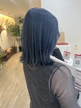 オーセンヘア(AUTHEN.HAIR) （mutsumi.）ブルーベリーカラー