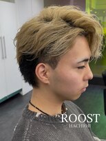 ルースト 八王子店(ROOST) MEN'Sヘアスタイル/かき上げスタイル/Wカラー/眉毛/八王子