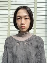 ロライマ 中目黒(roraima) 大人/暗髪/ナチュラル/ボブ/前髪なし/クール