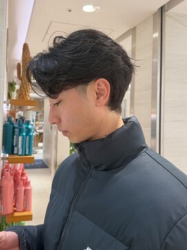 ピークアブー アヴェダ ギンザシックス(PEEK-A-BOO AVEDA GINZASIX) メンズショート/センターパート