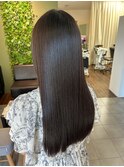 艶ストレートで朝ラク髪へ